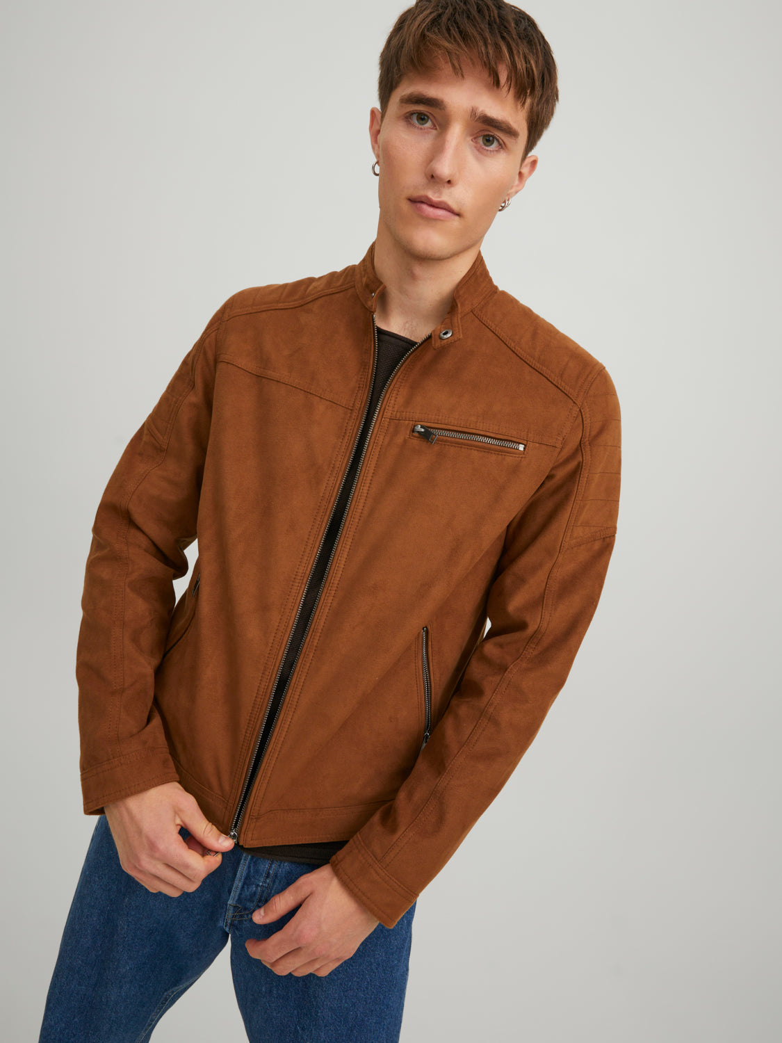JJEROCKY Jacket - Cognac