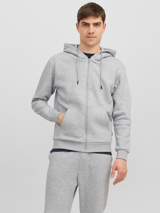 JJEBRADLEY Sweat - Light Grey Melange