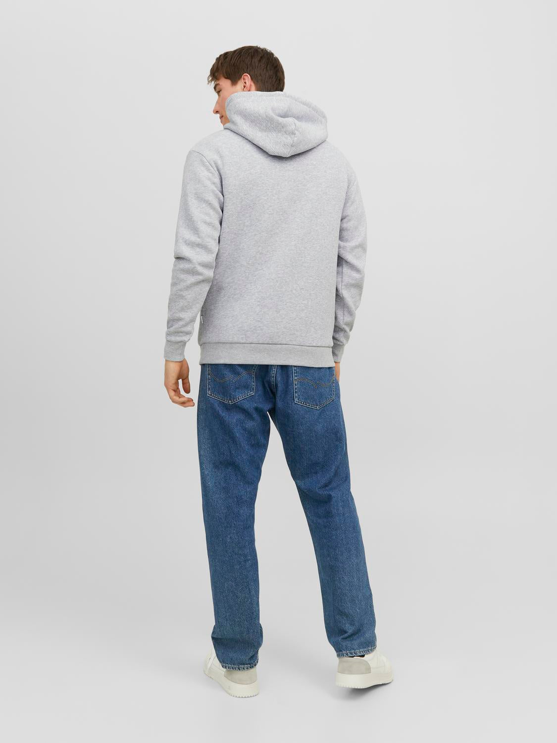 JJEBRADLEY Sweat - Light Grey Melange
