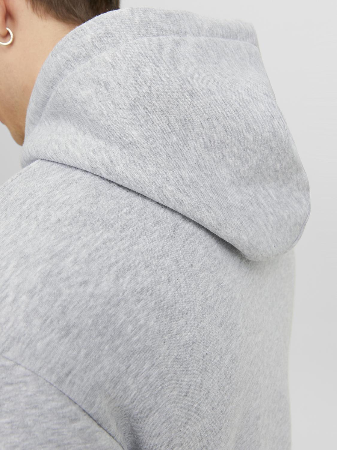 JJEBRADLEY Sweat - Light Grey Melange