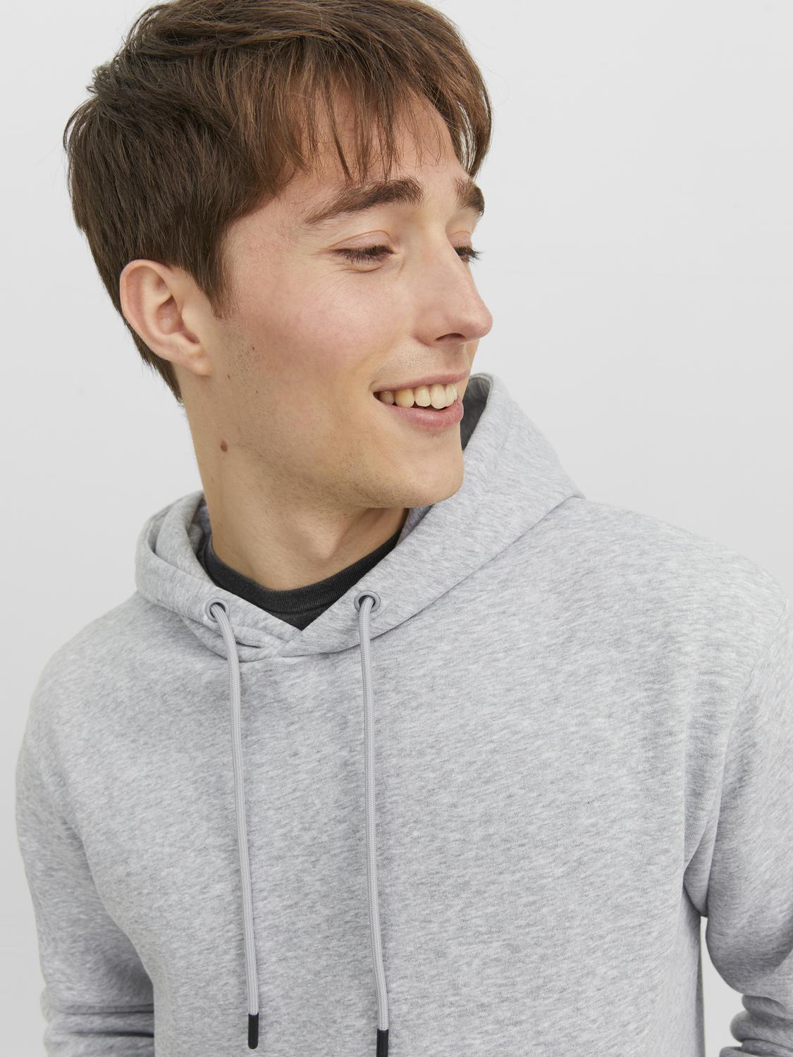 JJEBRADLEY Sweat - Light Grey Melange