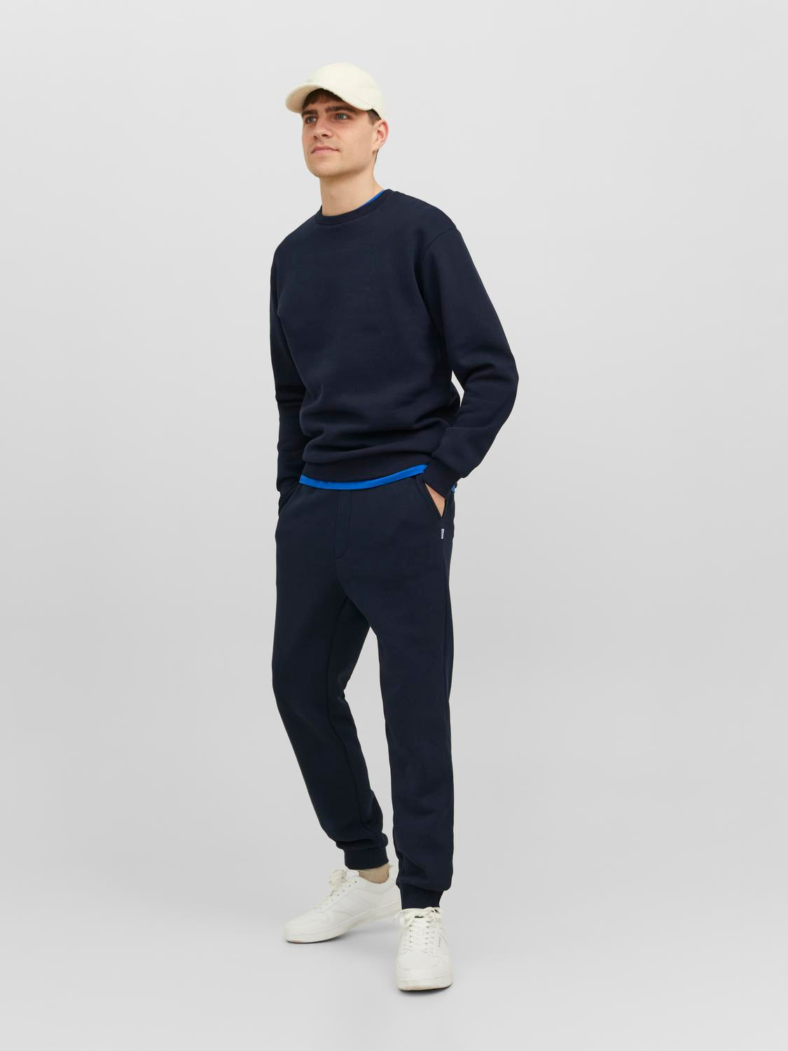 JJEBRADLEY Sweat - Navy Blazer