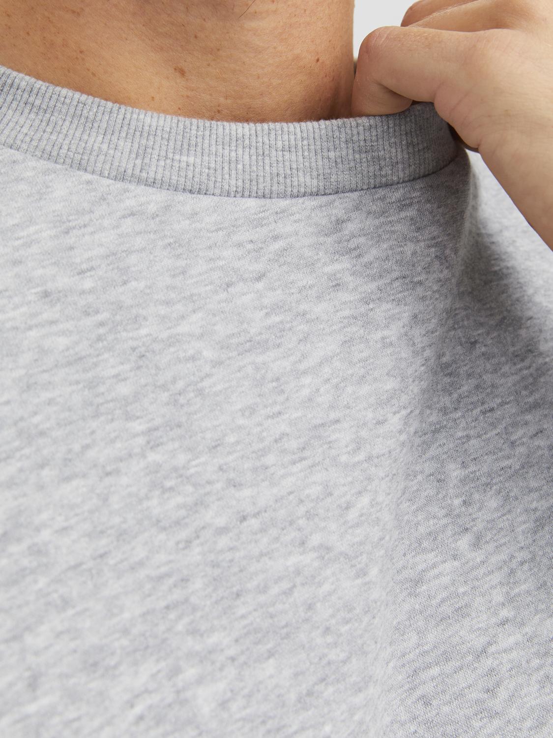 JJEBRADLEY Sweat - Light Grey Melange