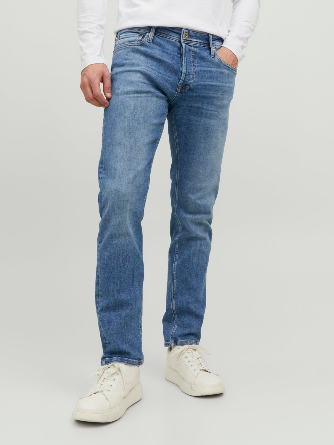 JACK & JONES | 
              JJIMIKE Jeans - Blue Denim