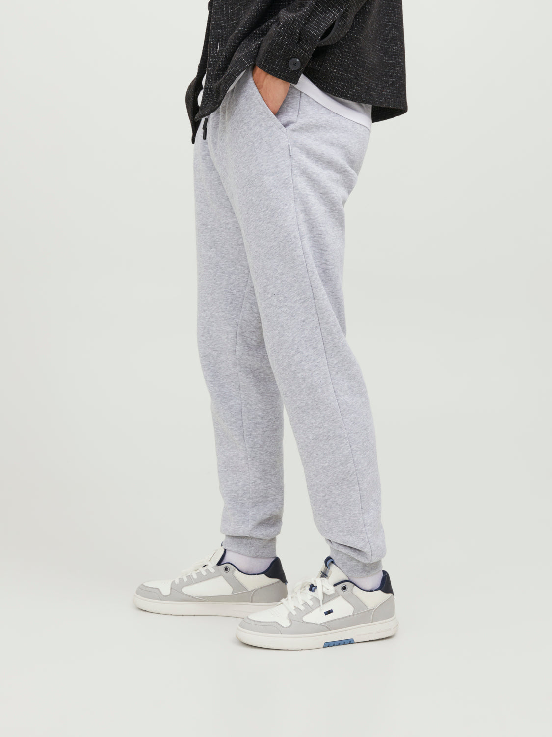 JPSTGORDON Pants - Light Grey Melange