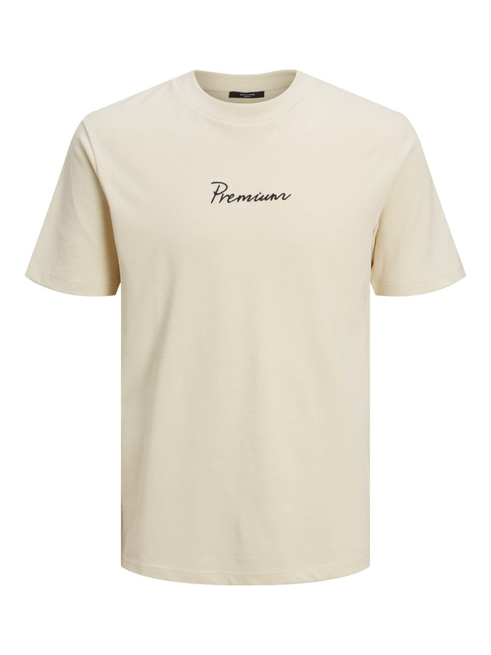 JPRBLACAESAR T-Shirt - Almond Milk