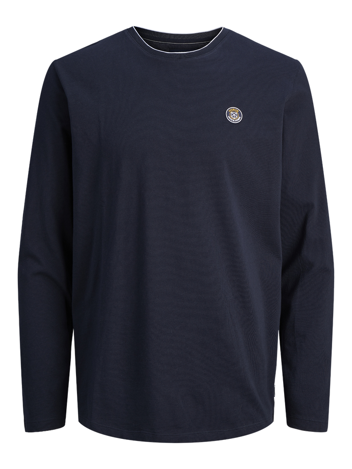 JPRBLURUBBER T-Shirt - Navy Blazer