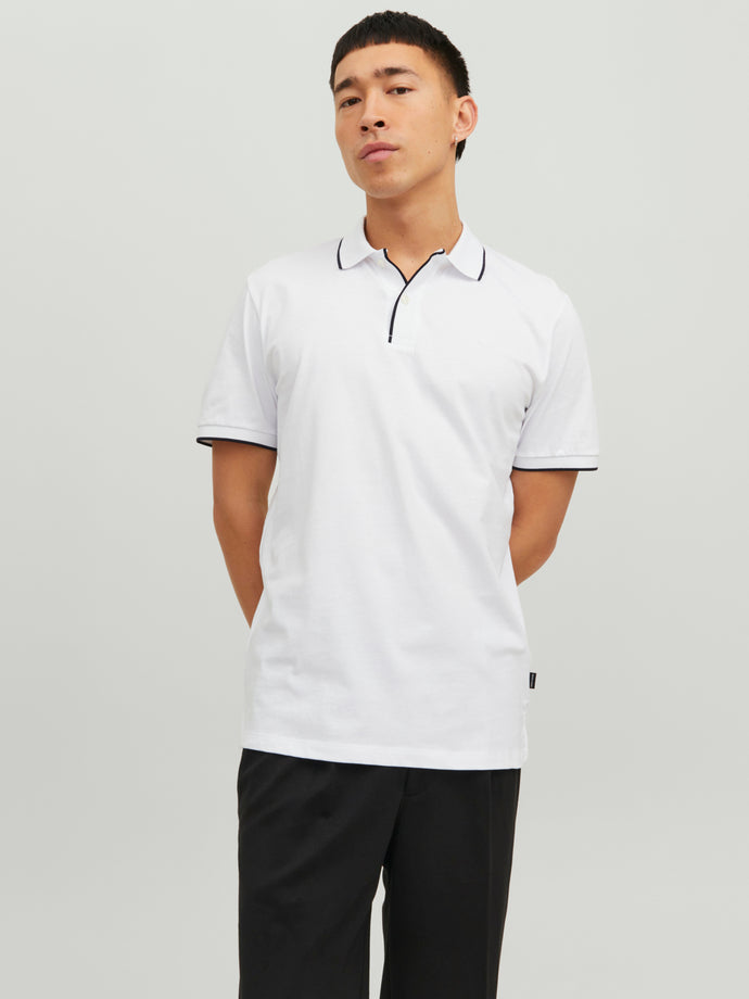JPRBLAPORTER Polo Shirt - White