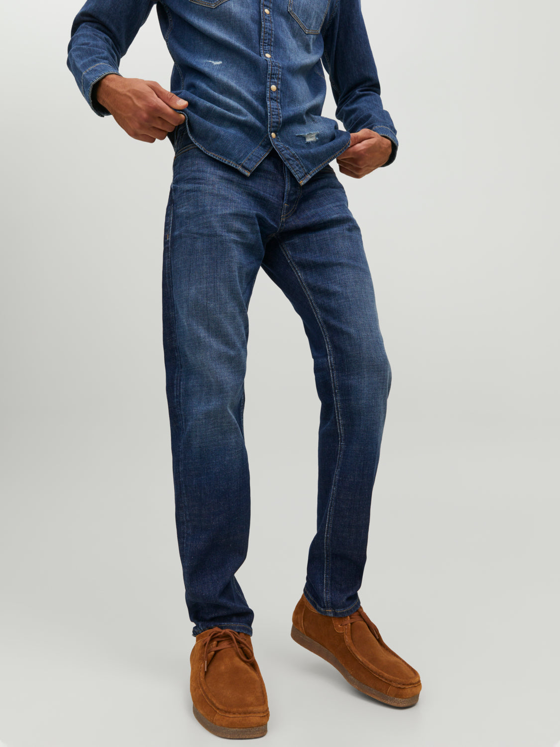 JACK & JONES | 
              JJIMIKE Jeans - Blue Denim