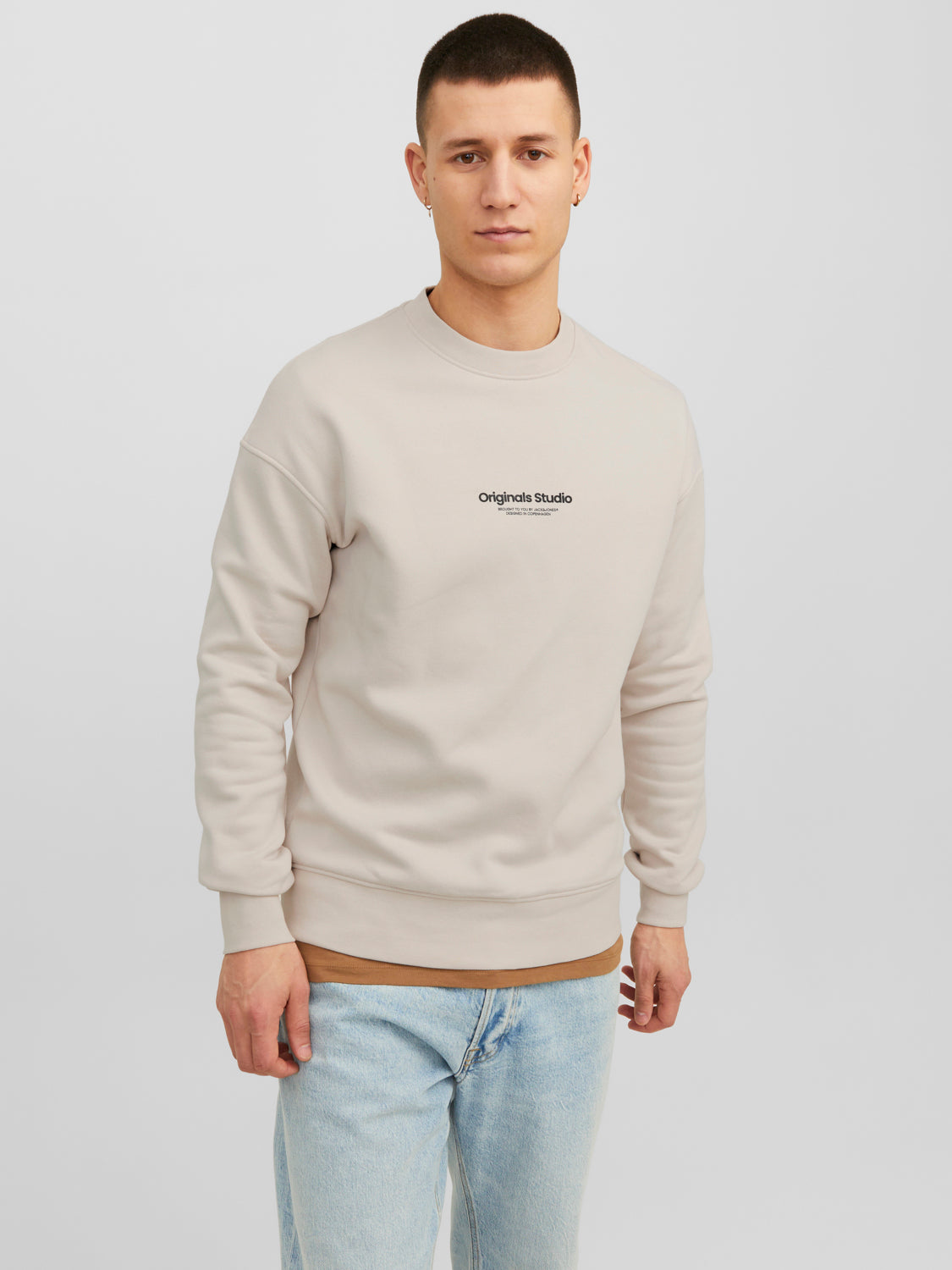 JACK & JONES | 
              JORVESTERBRO Sweat - Moonbeam