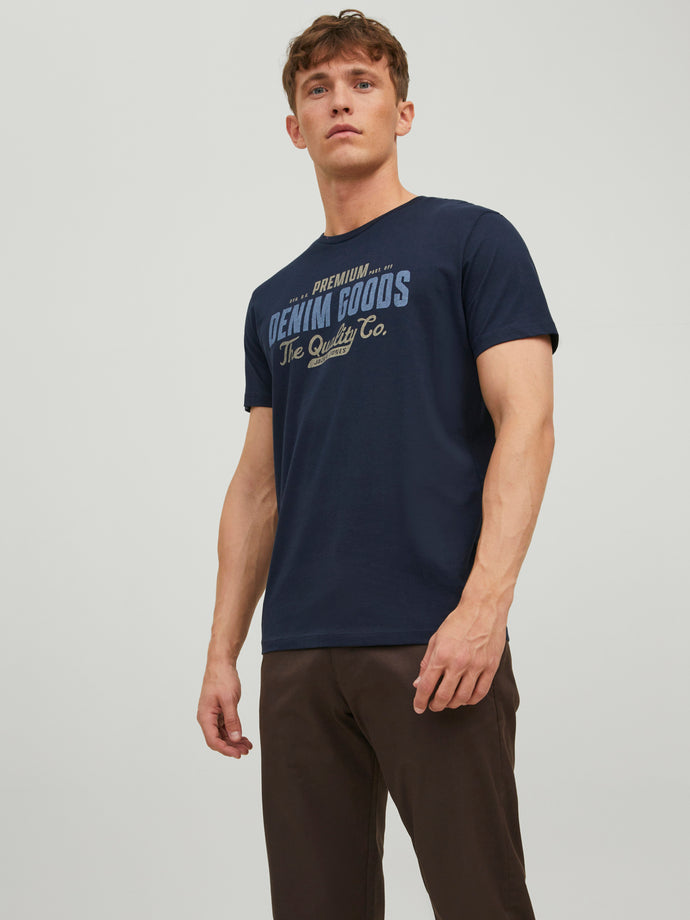 JPRBLUPREMIUM T-Shirt - Navy Blazer