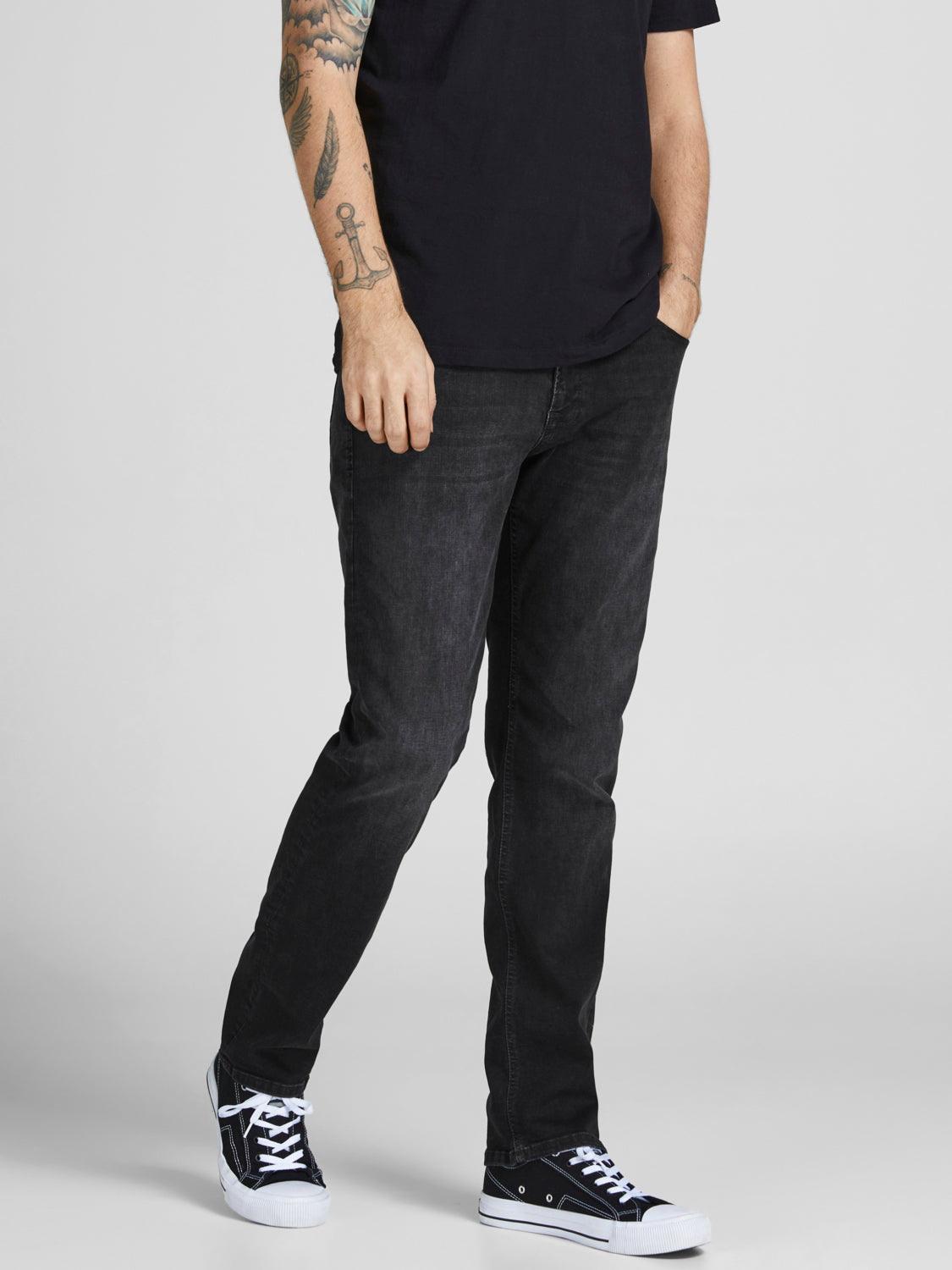 JACK & JONES | 
              JJICLARK Jeans - Black Denim